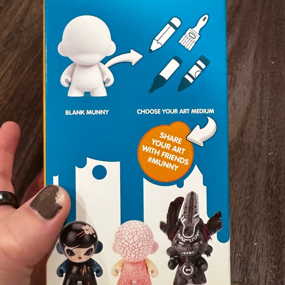 Munny World DIY Customizable Blank Art Toys by Kidrobot - Picture 3 of 4